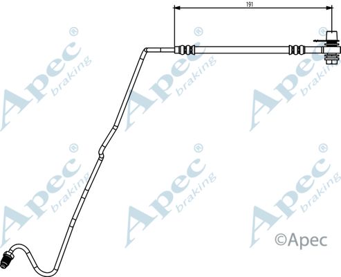 APEC BRAKING Pidurivoolik HOS3875